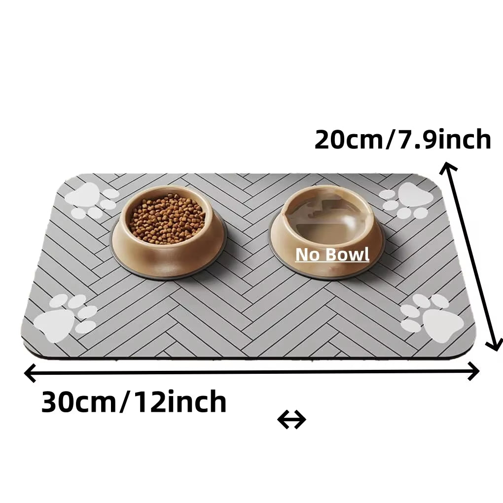 Rubber Waterproof Pet Feeding Mat for Dog & Cat