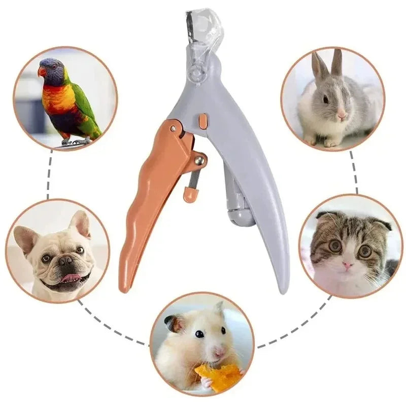 Cat Dog Nail Clipper Scissors with LED Light Safe Nail Cutter Tool