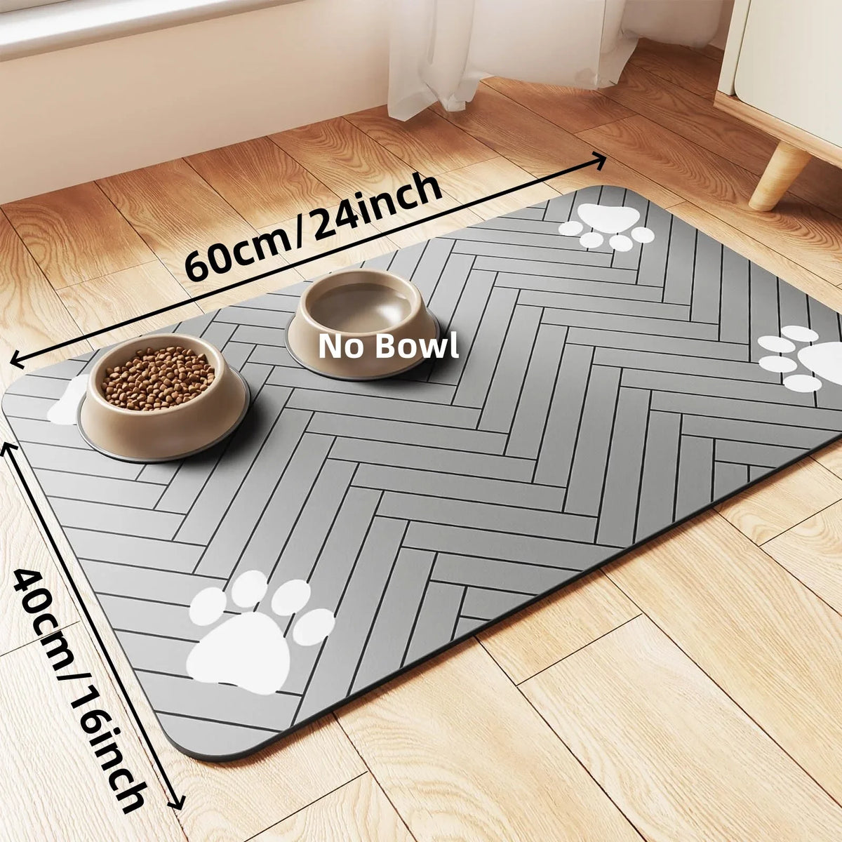 Rubber Waterproof Pet Feeding Mat for Dog & Cat