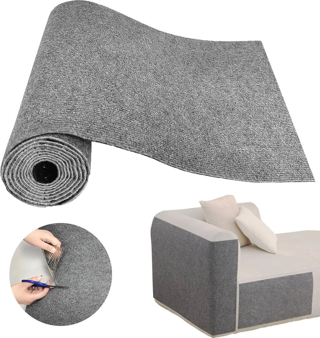 Cat Scratching Patches Cuttable Wall Mounted Scratcher Mats for Indoor Furniture Pet Supplies Wear-Resistant Scratch Resistant Protector(4Pcs)