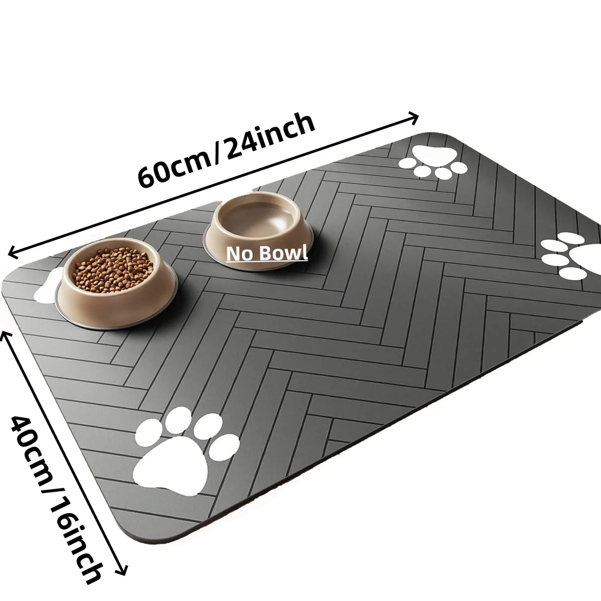 Rubber Waterproof Pet Feeding Mat for Dog & Cat